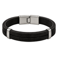 Premium Double-Strand Suede Bracelet – Midnight Black | LAVVENZIA