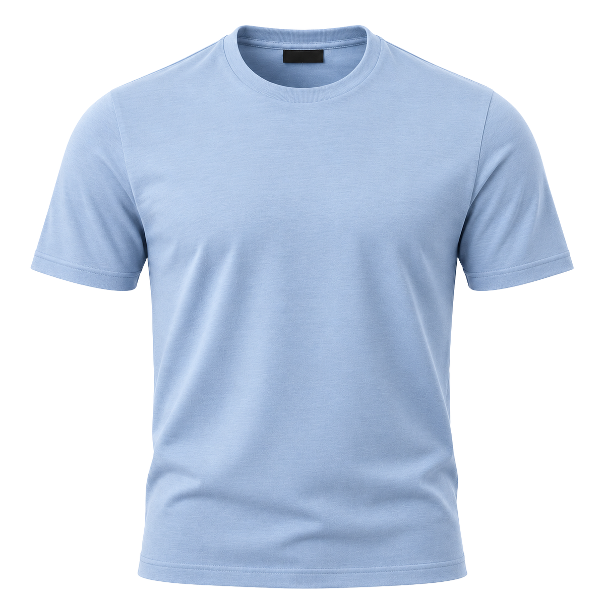 Premium Cotton Crew Neck T-Shirt – Sky Blue | LAVVENZIA