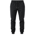 Premium Cotton Blend Tapered Joggers – Charcoal Black | LAVVENZIA